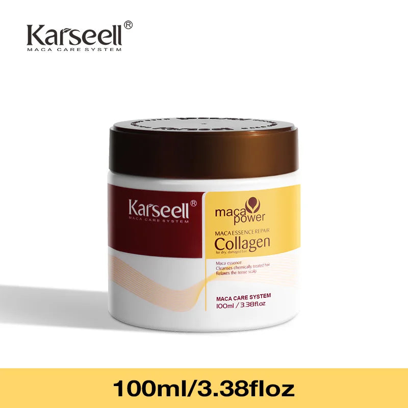 Karseell Masque Capillaire au Collagène & Huile d'Argan — Réparation Intense 100ml / 500ml