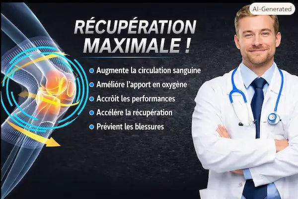 🍃  Genouillère en cuivre pour la douleur et le soutien de l'arthrite, manchon de genou en cuivre pour la douleur au genou, manchon de Compression pour le sport, soulagement de la douleur au genou