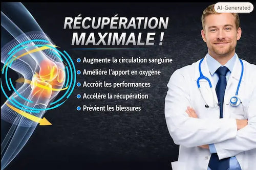 🍃  Genouillère en cuivre pour la douleur et le soutien de l'arthrite, manchon de genou en cuivre pour la douleur au genou, manchon de Compression pour le sport, soulagement de la douleur au genou