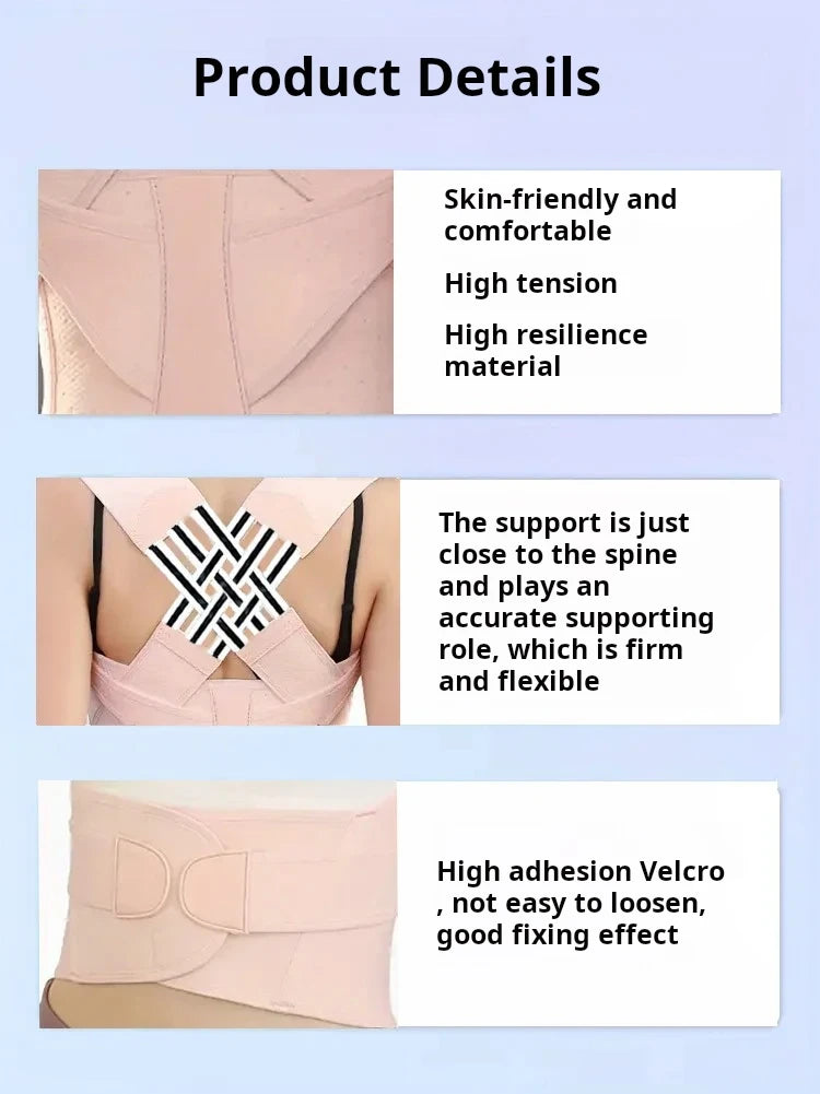 🍃 Attelle de posture réglable pour femmes et hommes, redressement du dos, utilisé pour la colonne vertébrale supérieure moyenne