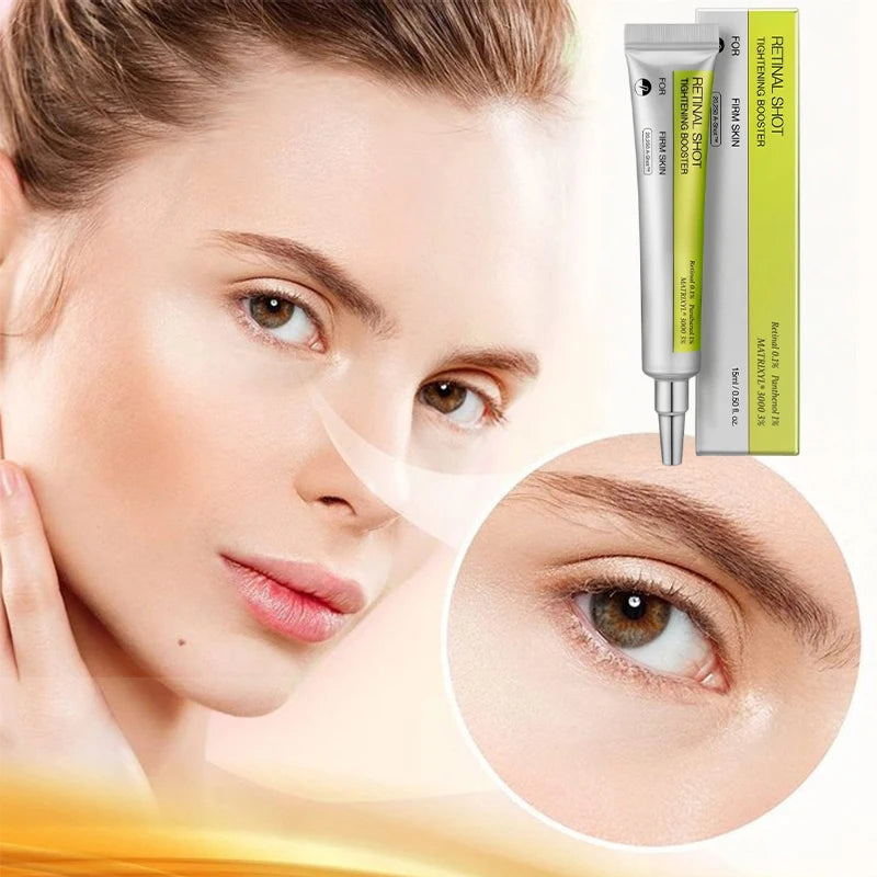 Crème Contour des Yeux au Rétinol & Vitamine C — Anti-Cernes, Anti-Rides, Raffermissant