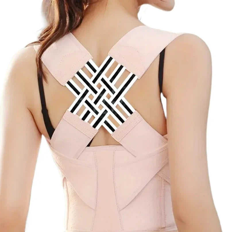 🍃 Attelle de posture réglable pour femmes et hommes, redressement du dos, utilisé pour la colonne vertébrale supérieure moyenne