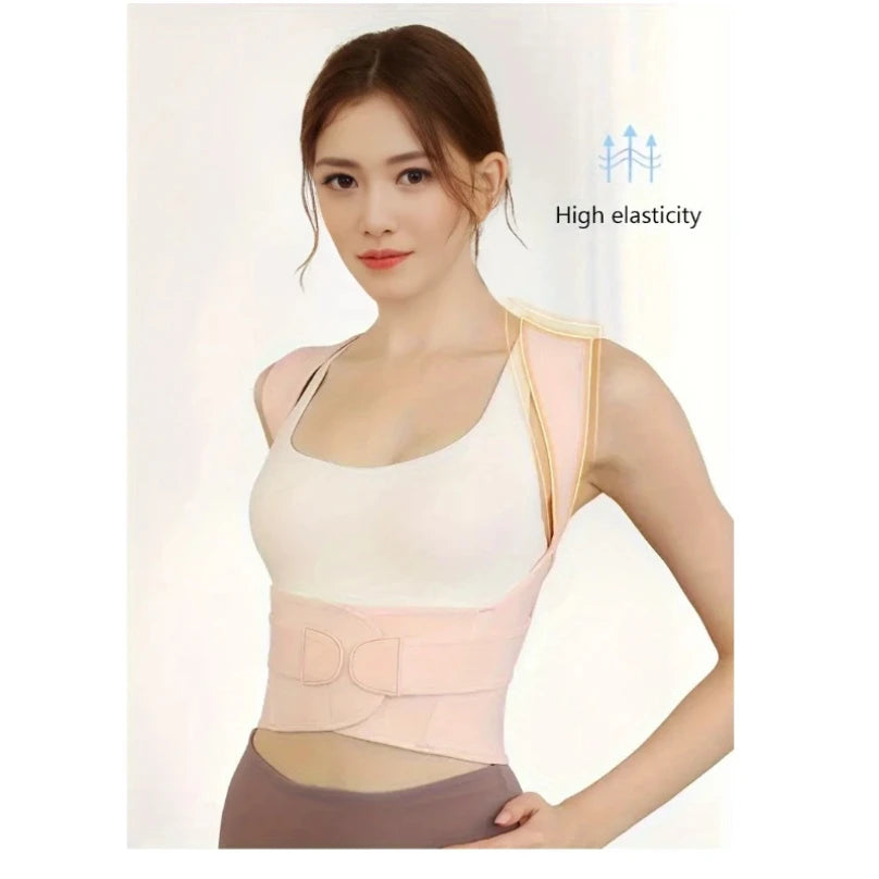 🍃 Attelle de posture réglable pour femmes et hommes, redressement du dos, utilisé pour la colonne vertébrale supérieure moyenne