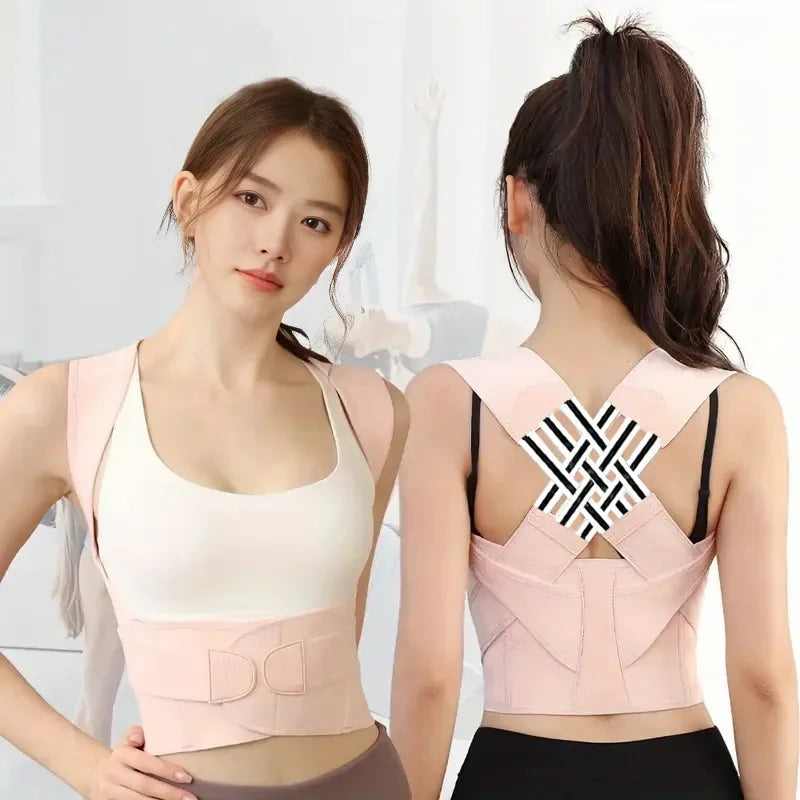 Correcteur de Posture Réglable – Soulage le Dos, Redresse les Épaules