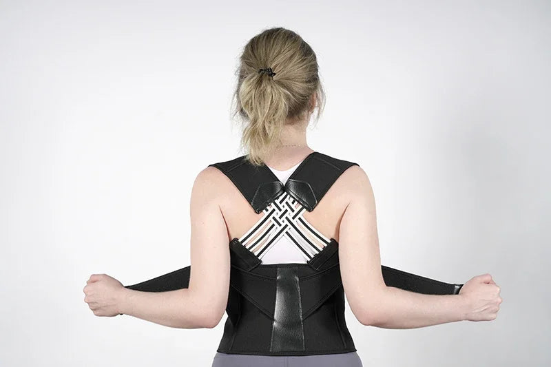 🍃 Attelle de posture réglable pour femmes et hommes, redressement du dos, utilisé pour la colonne vertébrale supérieure moyenne