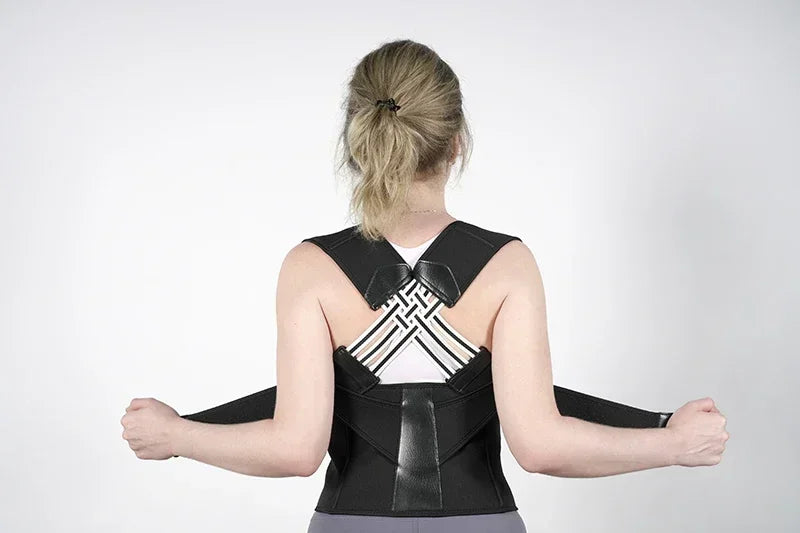 Correcteur de Posture Réglable – Soulage le Dos, Redresse les Épaules