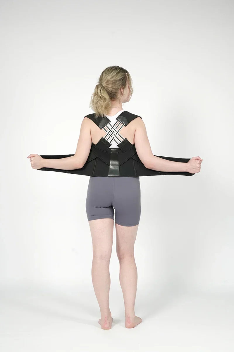 Correcteur de Posture Réglable – Soulage le Dos, Redresse les Épaules